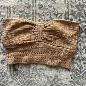 American Eagle Outfitters Brown Knit Top